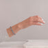 Voie Lactée | Argent sterling .925 | Bracelet de perles de verre galaxie